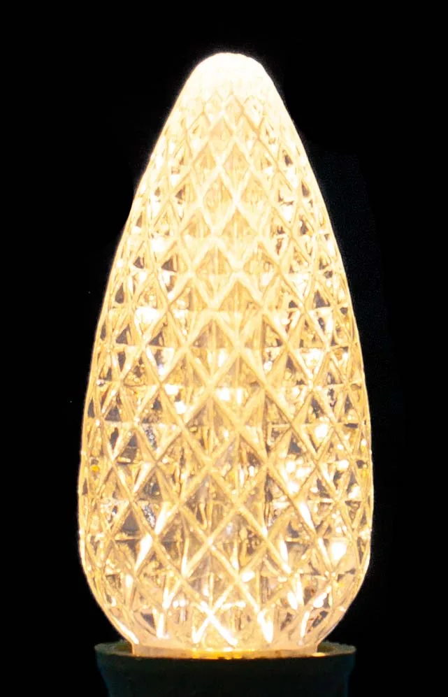Warm white commercial-grade C9 LED Christmas bulb