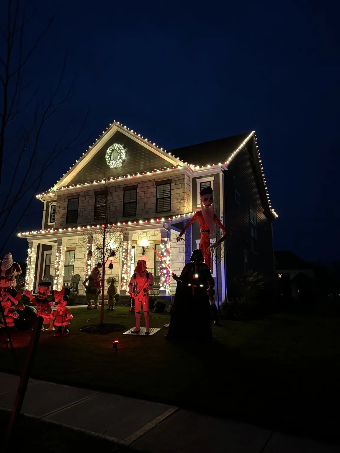 Christmas light takedown and storage